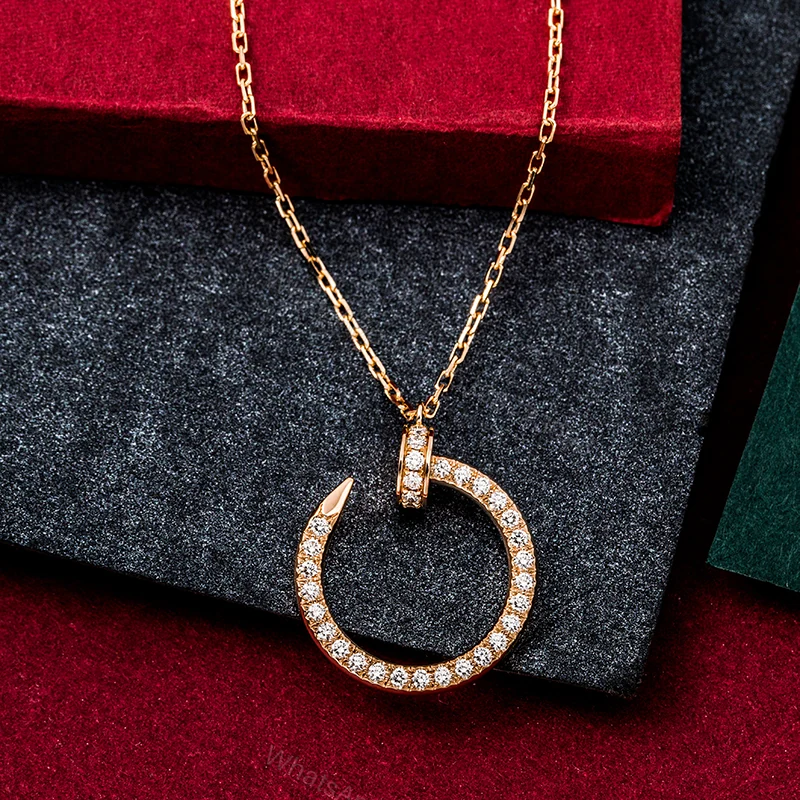 View 6 of Cartier Juste un Clou Necklace Full Diamonds