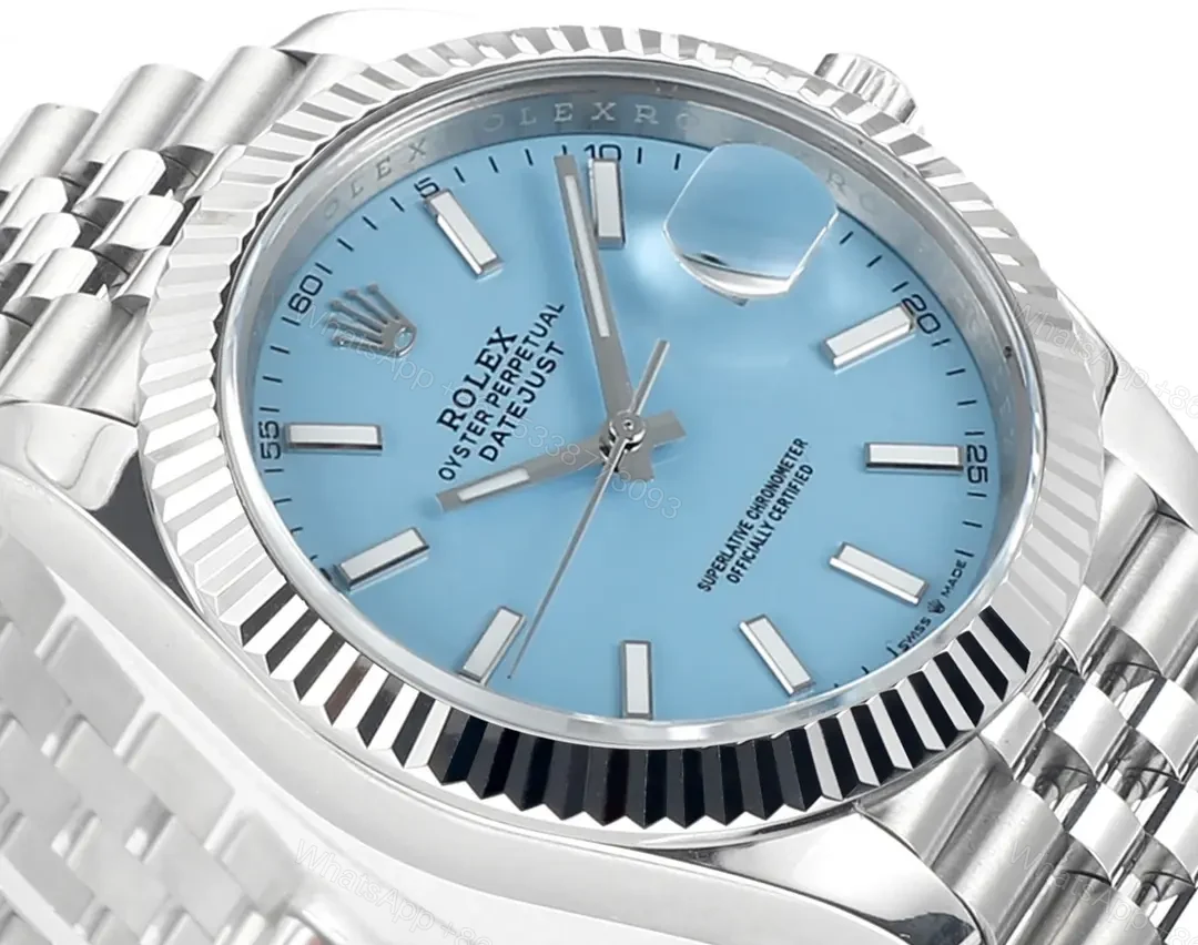 View 3 of C+ Factory Clean Factory JVS Silver Blue Dial Datejust Watch
