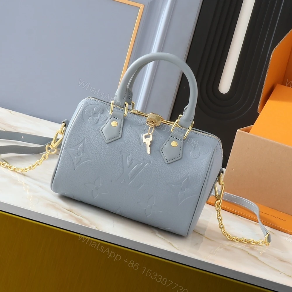 View 2 of Louis Vuitton Speedy Bandoulière 20 Bag Light Blue 20Cm