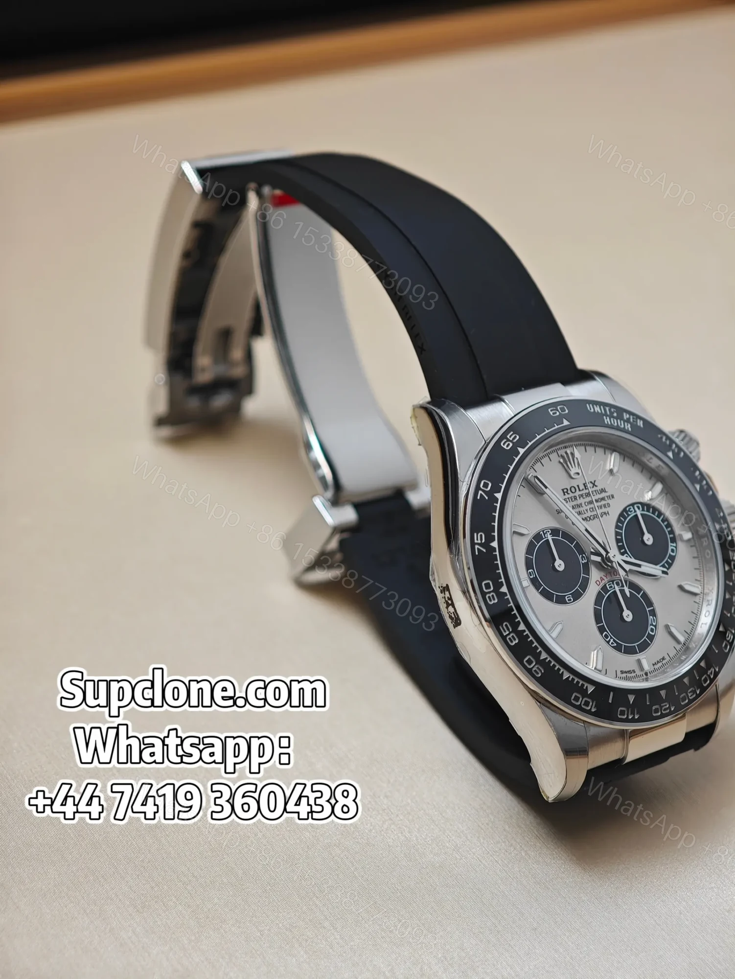 View 5 of Rolex Daytona Super Clone M126519LN-0006 Silver Dial 4131 Movement