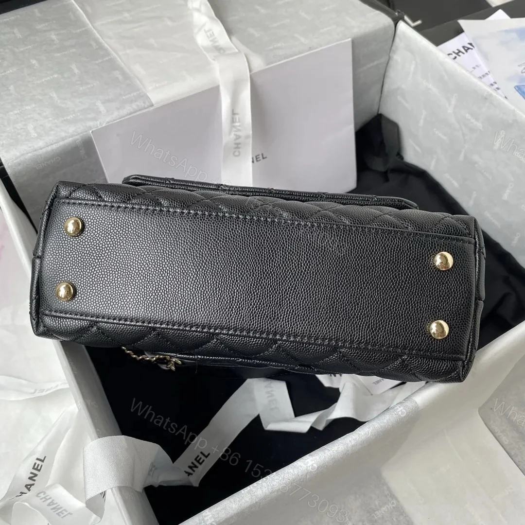 View 5 of Chanel Coco Small Black with Gold Hardware