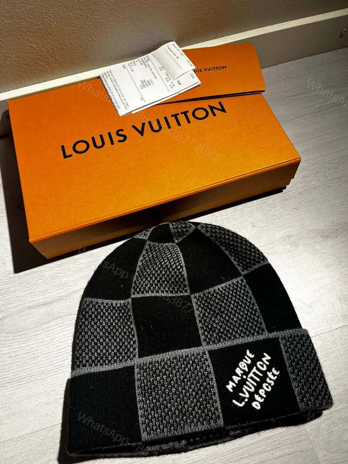 View 2 of Louis Vuitton Damier Heritage Beanie – LHC27