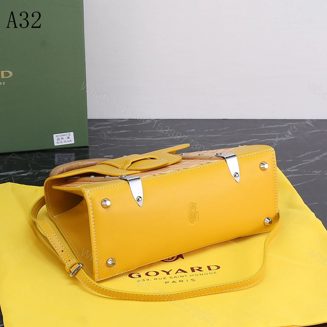View 6 of GOYARD SAIGON PM BAG YELLOW 20CM
