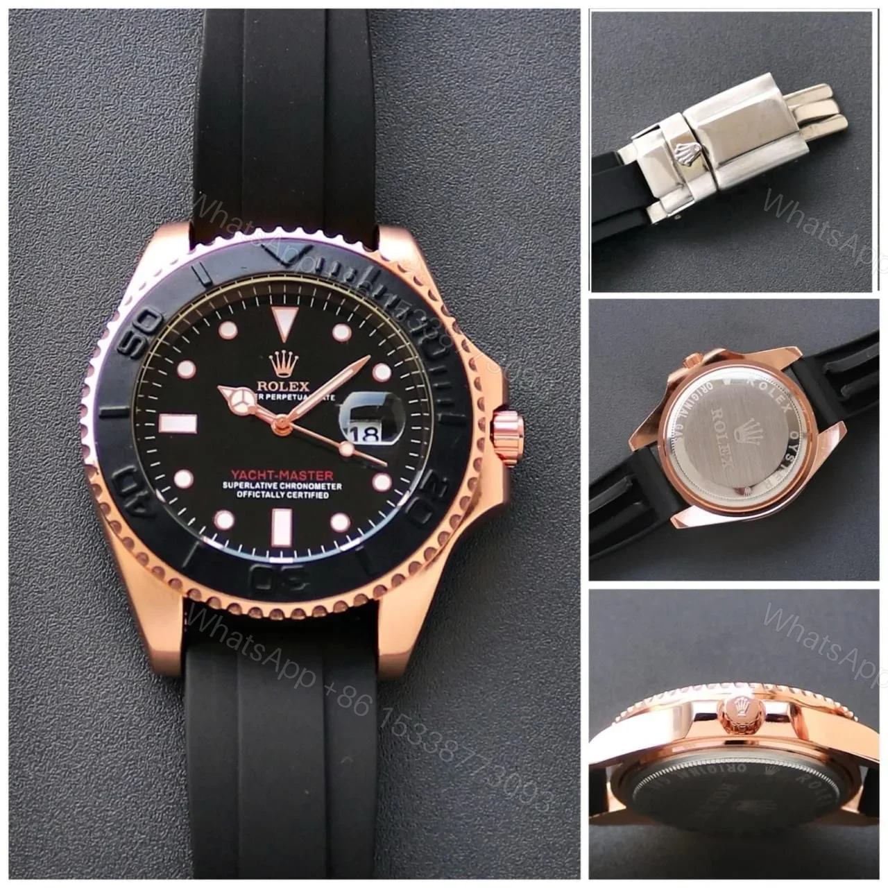 View 5 of Rolex Oyster Yacht-Master ( Rose Gold )