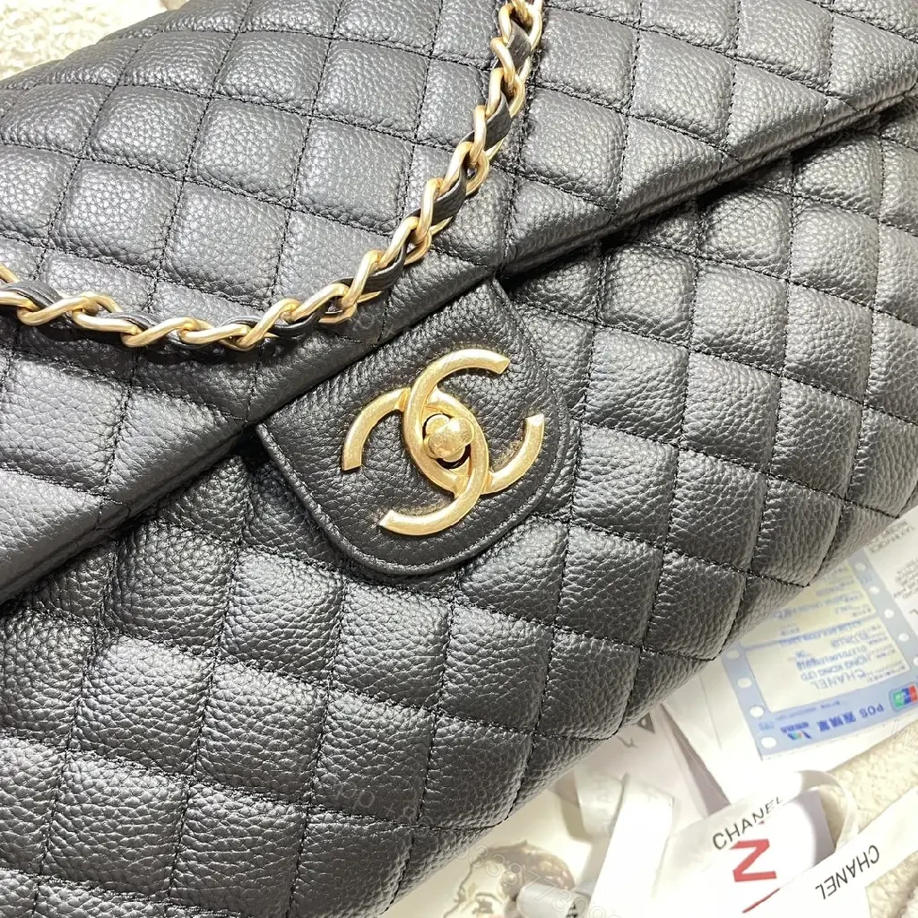 View 5 of Quilted Leather Flap Bag with Chain Strap, Luxe Everyday