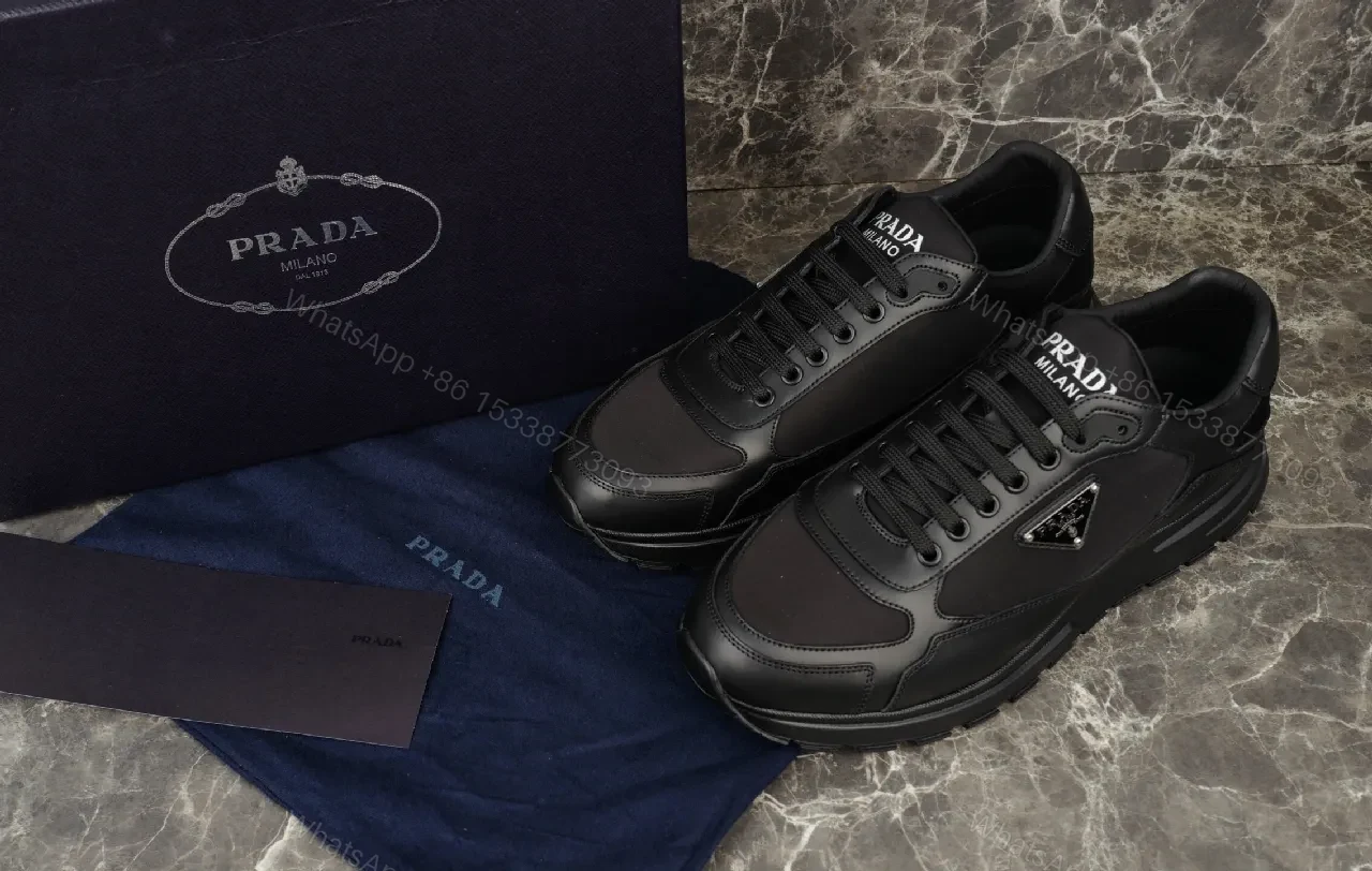 All-Black Leather Sneakers: Luxe Everyday City Trainers — view 1