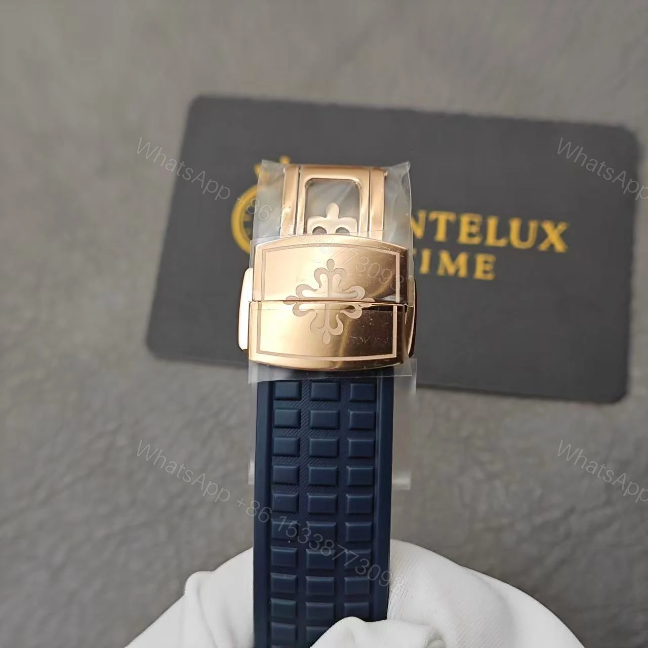 View 9 of Replica Swiss Patek Philippe Aquanaut Rose Gold 40mm