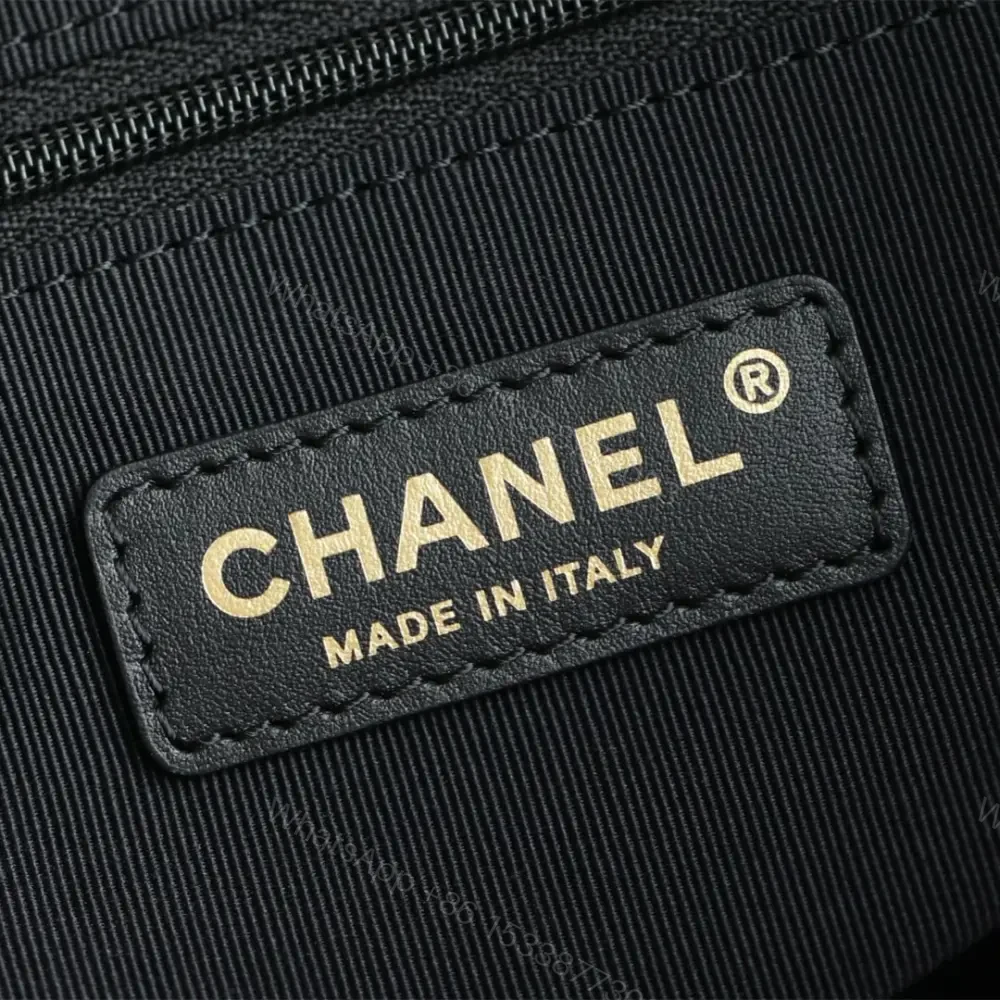 View 9 of 高仿Chanel*25A系列AS5634麂皮拼小羊皮單肩包小號灰色免檢版