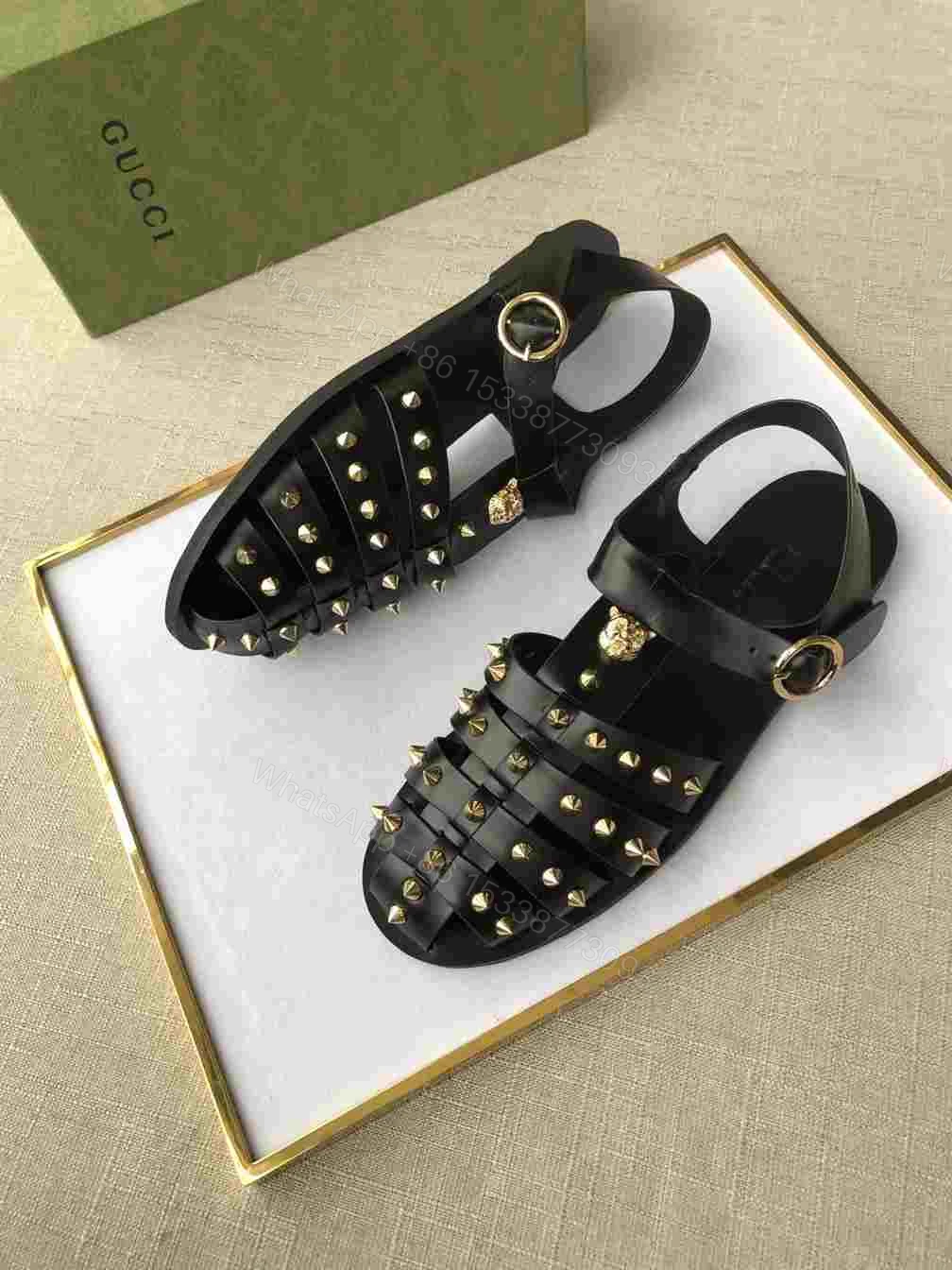 View 9 of GUCCI SANDAL WITH DOUBLE G – SDG004