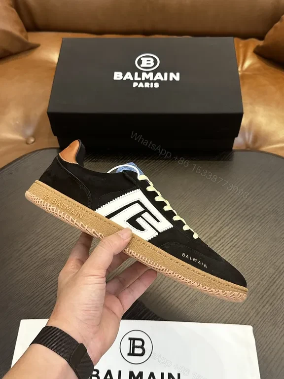 View 6 of Balmain-Inspired Luxe Sneakers: Cushioned Everyday Comfort