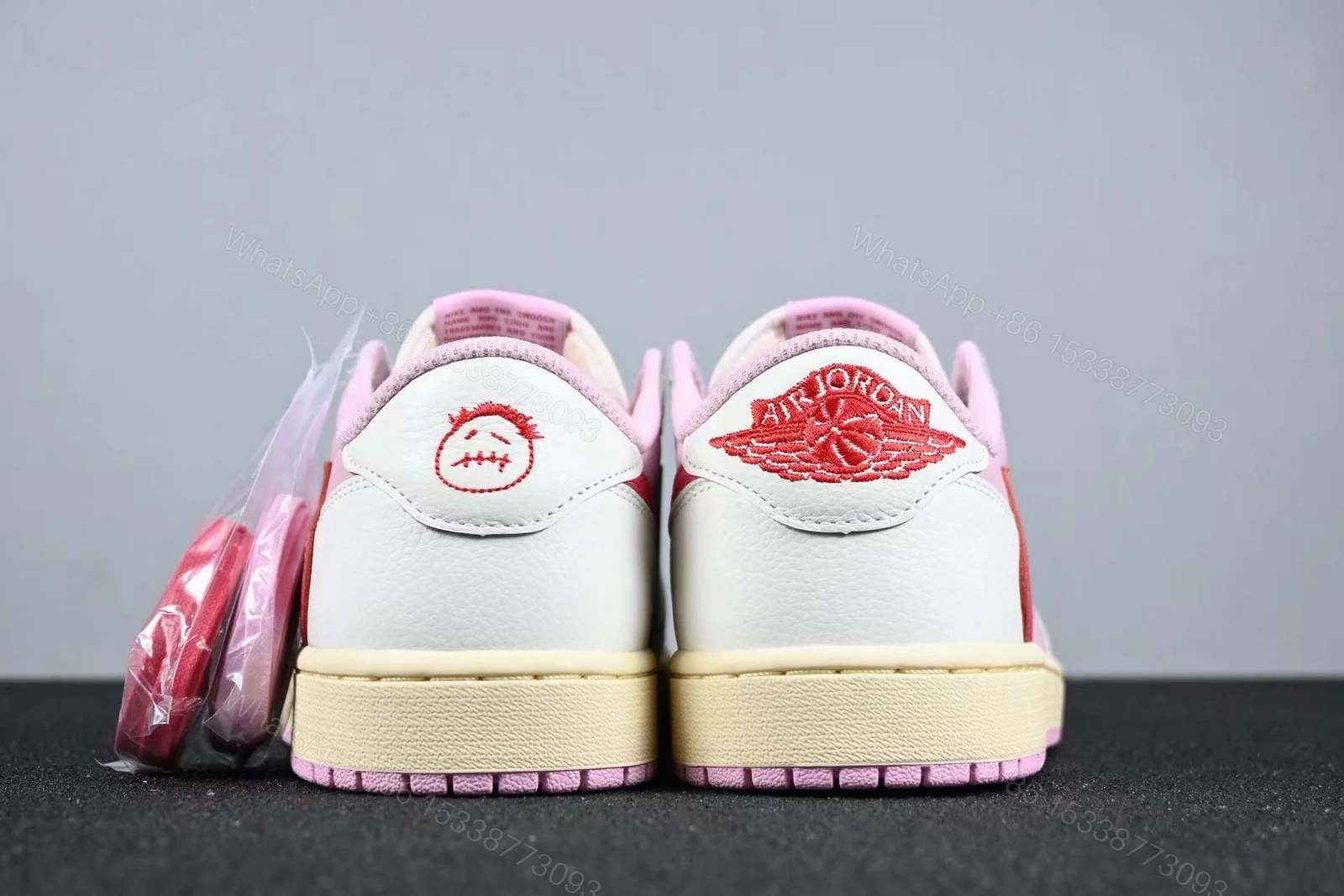 View 10 of Jordan 1 Retro Low OG SP Travis Scott Sail Tropical Pink