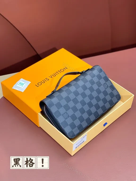 View 9 of Compact LV Damier Wallet: Luxury, Durable & Slim