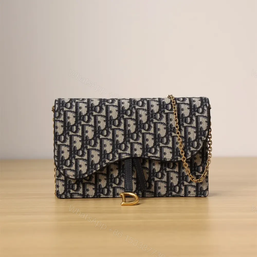 高仿Dior*Saddle系列經典鏈條手拿包免檢版 — view 1