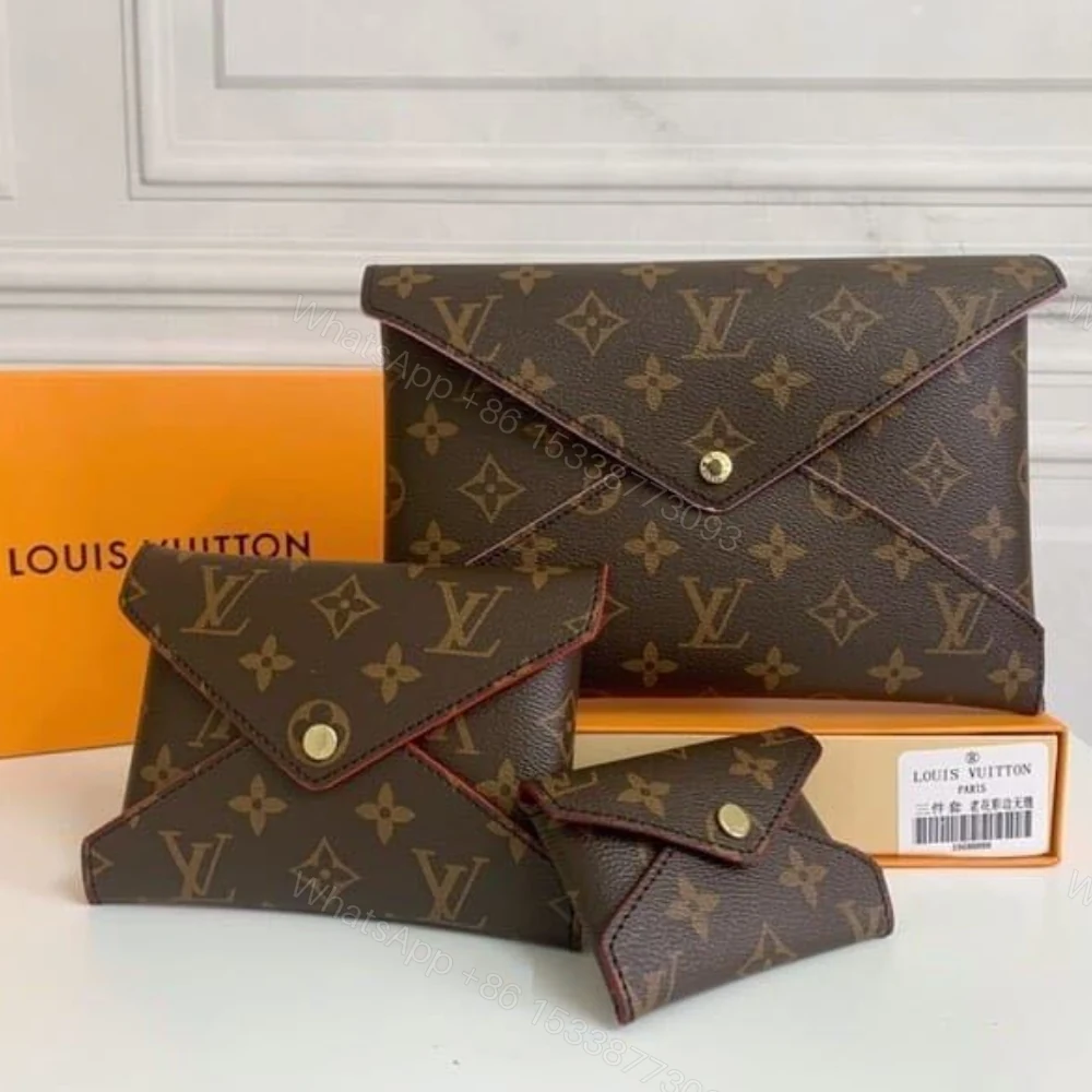 View 2 of Louis Vuitton Kirigami Pochette Monogram Brown 23cm M62034