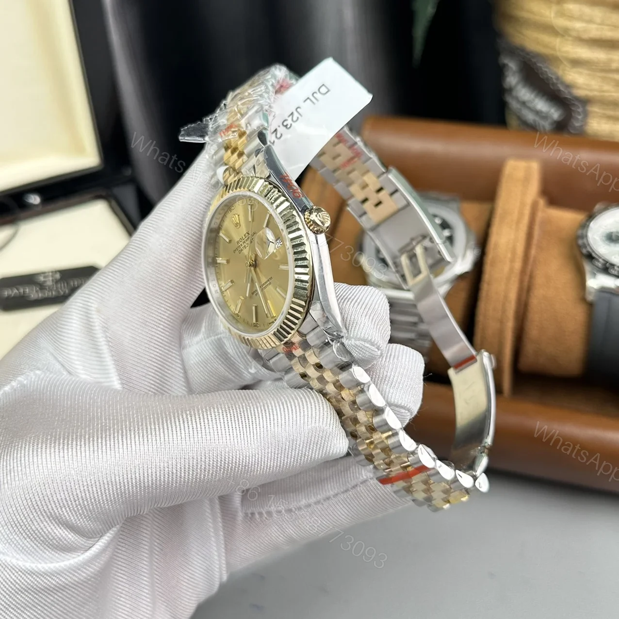 View 5 of Rolex Datejust Champagne Dial 126333-0010 41 mm