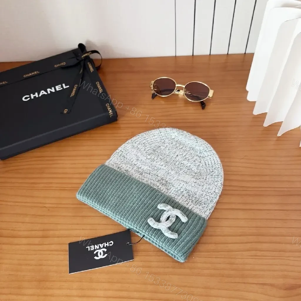 View 8 of Marled Knit Beanie: Luxe Texture, Subtle Chanel-Inspired Accent