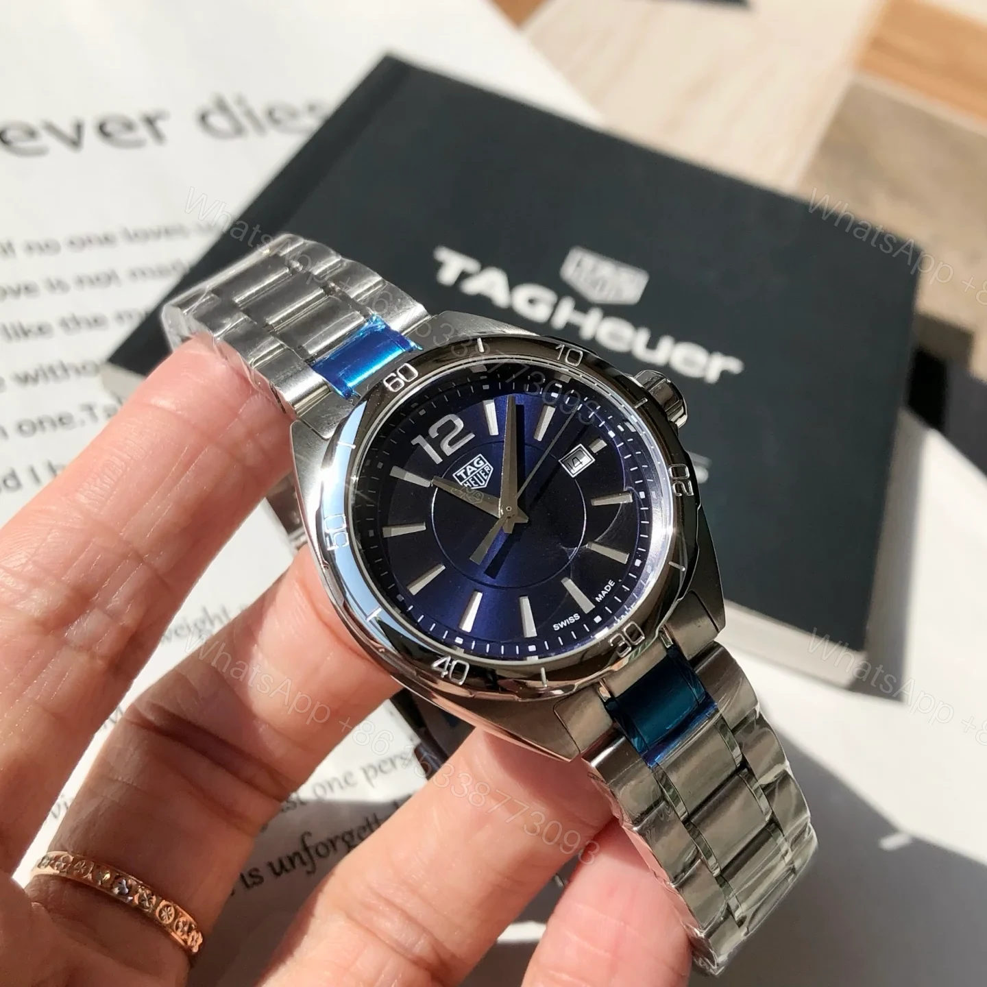 View 6 of TAG Heuer Carrera Women’s Quartz Watch 32MM Mother of Pearl Dial Original Material Strap Premium Edition