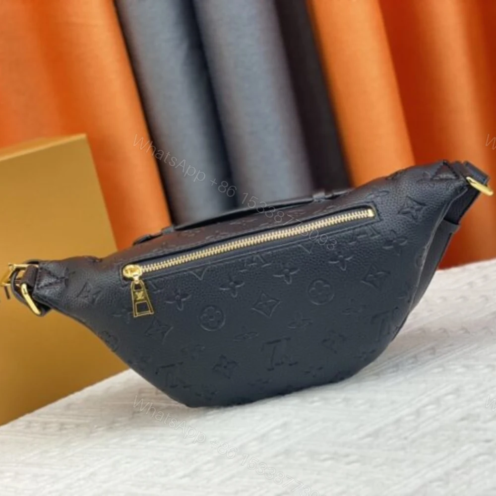 View 4 of Louis Vuitton Monogram Bumbag Empreinte Black 37Cm M44812