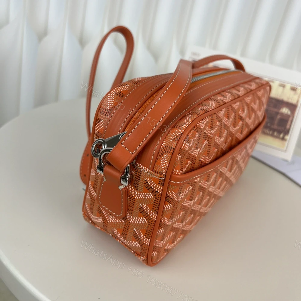 View 2 of 高仿Goyard*CAPVEP11相機郵差包橙色小號免檢版