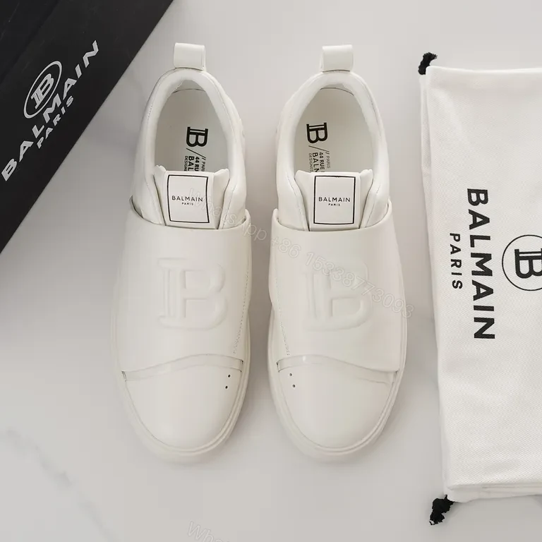 View 7 of White Leather Low-Profile Luxury Sneaker with All-Day Comfort