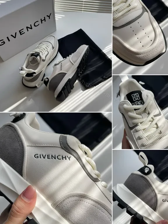 View 8 of Minimalist Contrast Runner: Premium Leather Sneakers with Subtle Branding