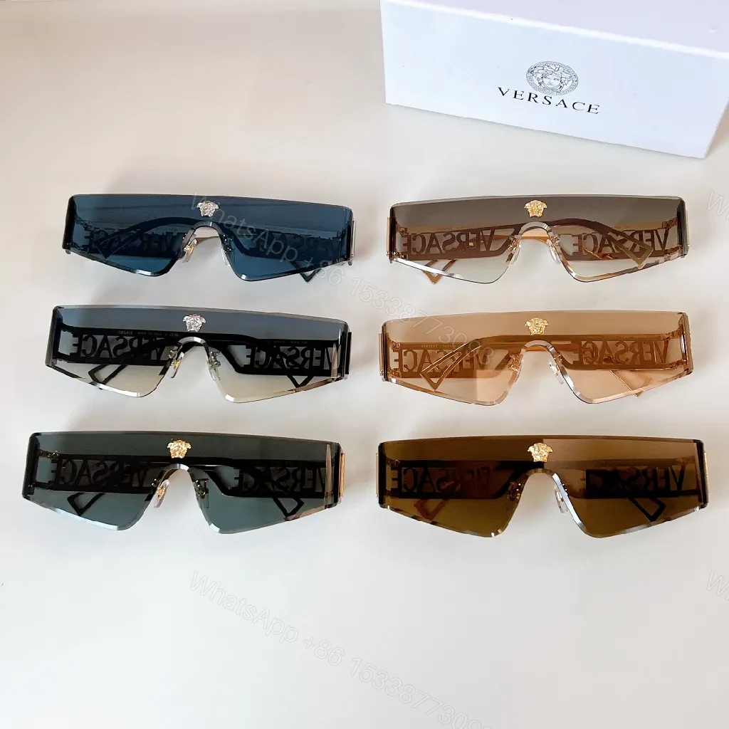 View 8 of Rose-Gold Oversized Sunglasses with Luxe Accents