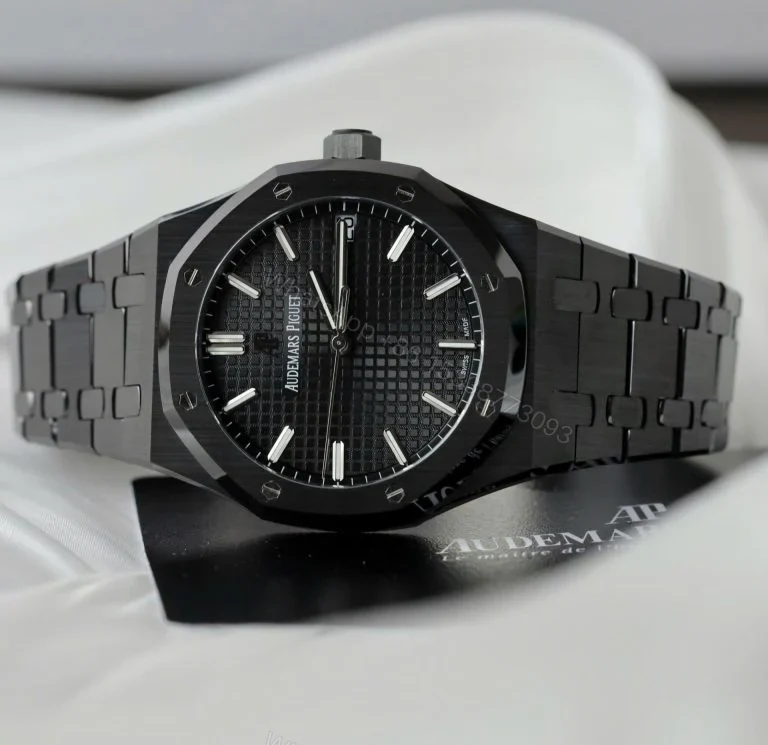 View 3 of Replica AP Royal Oak Black Ceramic 41mm
