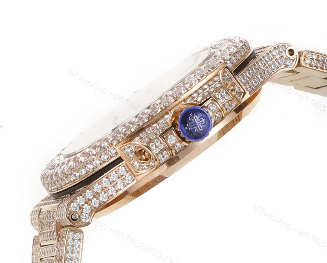 View 6 of Patek Philippe Rose Gold Diamond Watch