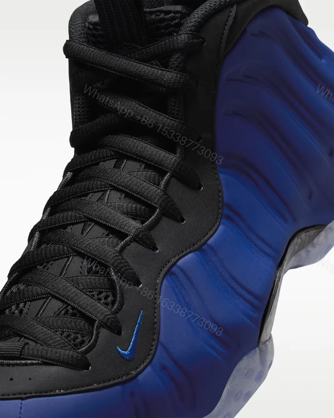 View 6 of Nike Air Foamposite One Dark Blue & Black