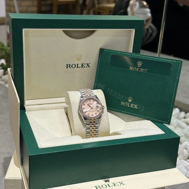 View 2 of Rolex Datejust 31mm Super Clone Watch Sunburst Dial Jubilee Strap