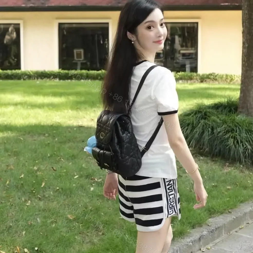 View 13 of 高仿Dior*Caro系列M6301M900小羊皮雙肩包黑色中號免檢版