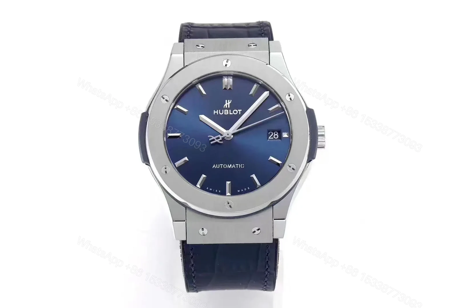 Hublot Classic Fusion Blue Dial Titanium Watch 45mm Automatic — view 1