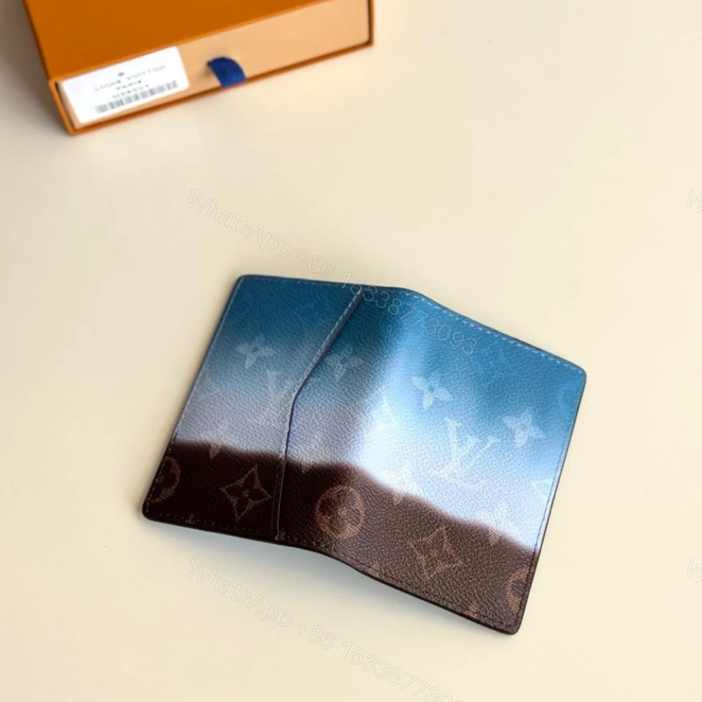 View 6 of Louis Vuitton Pocket Organizer Blue 11Cm M28004