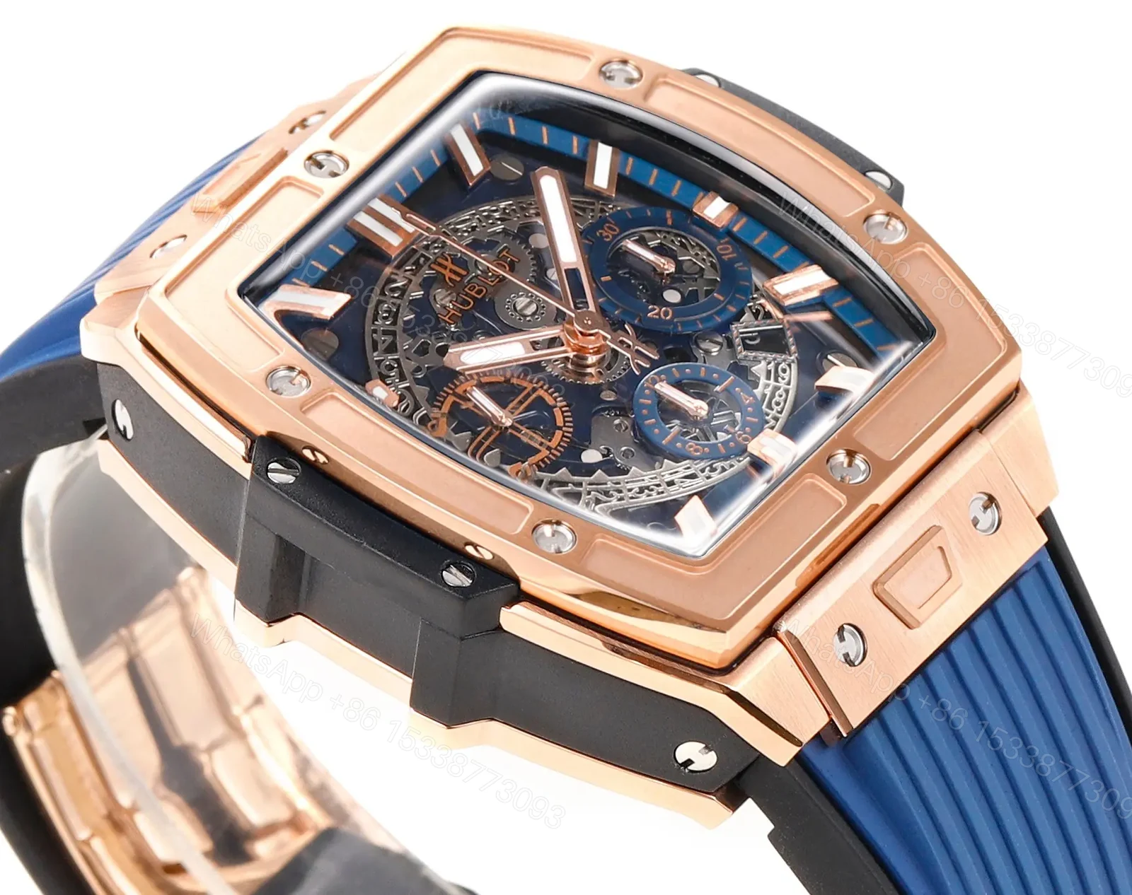 View 3 of V6 Factory Hublot Spirit Big Bang Blue Watch