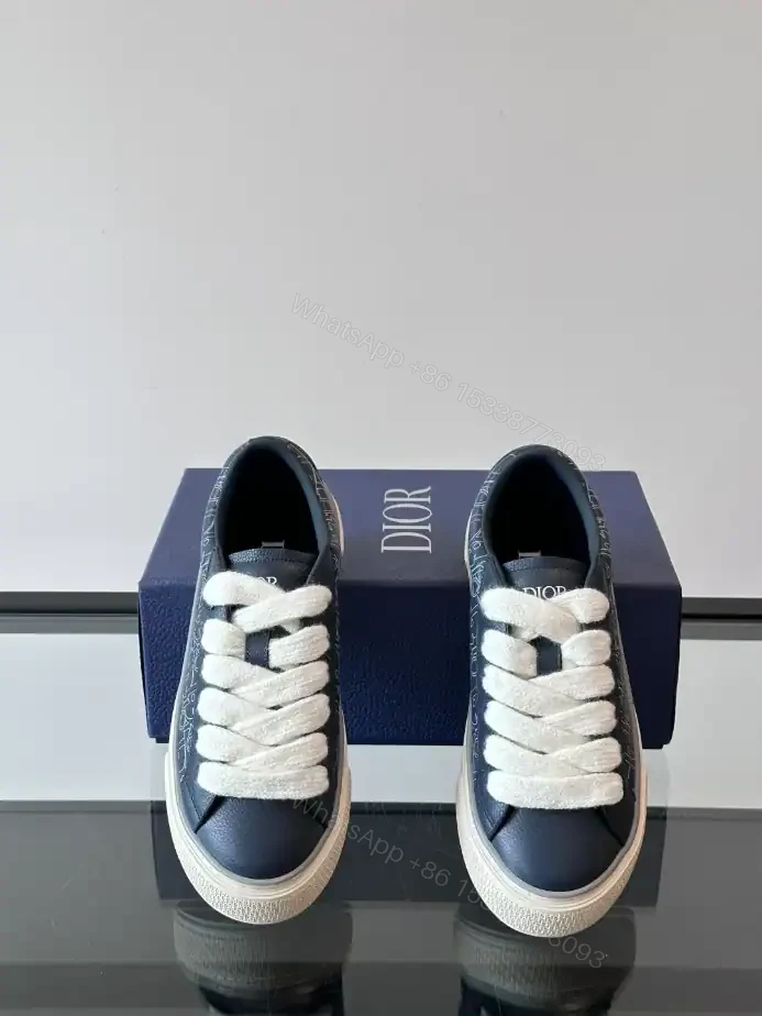 View 3 of DIOR B33 SPIN SNEAKERS IN NAVY BLUE – CD202