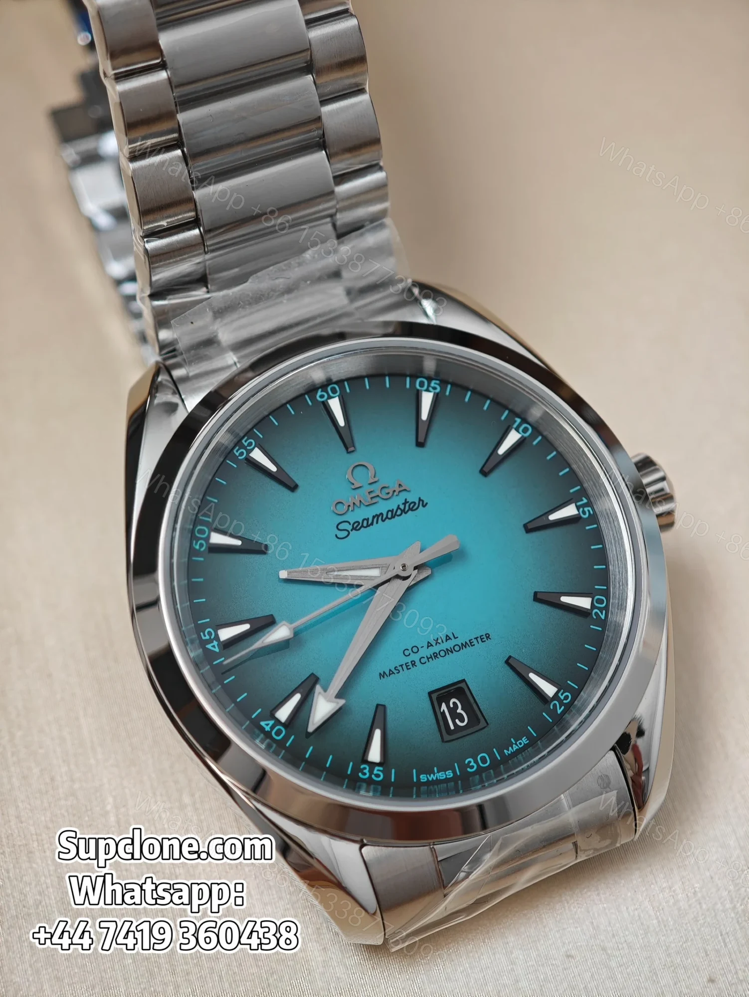 View 5 of Omega Super Clone Seamaster Aqua Terra 150M 41mm 220.10.41.21.03.006
