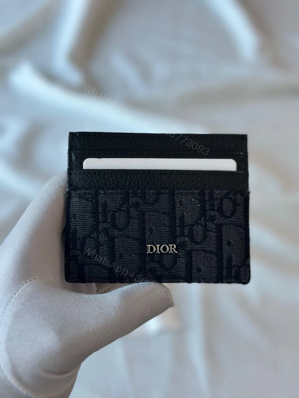 View 2 of Dior Card Holder with three card slots