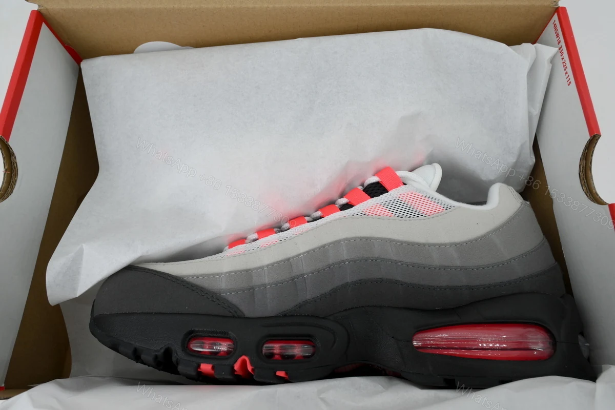 View 6 of Nike Air Max 95 'Big Bubble - Solar Red' IM7410-001