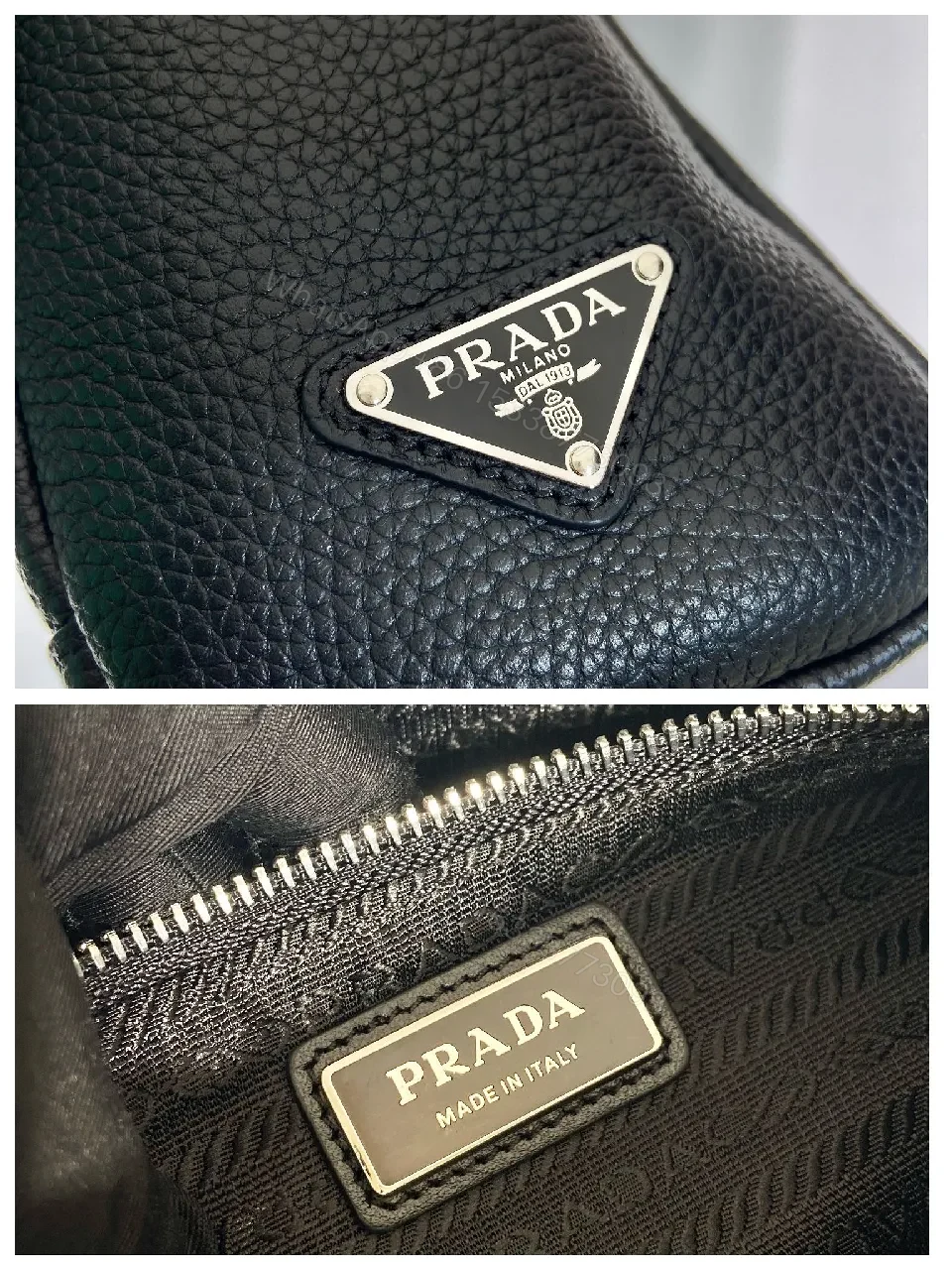 View 9 of Pebbled Leather Crossbody: Compact, Urban-Edge Essential Bag