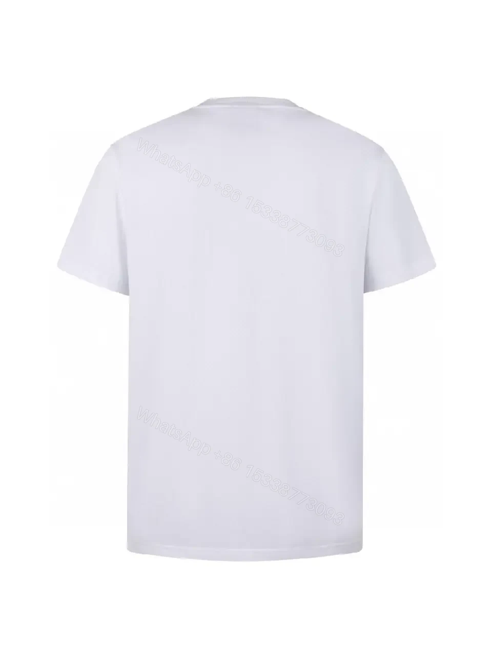 View 7 of White Cotton Casual Tee with Pocket Dior Patch [T-Shirt]