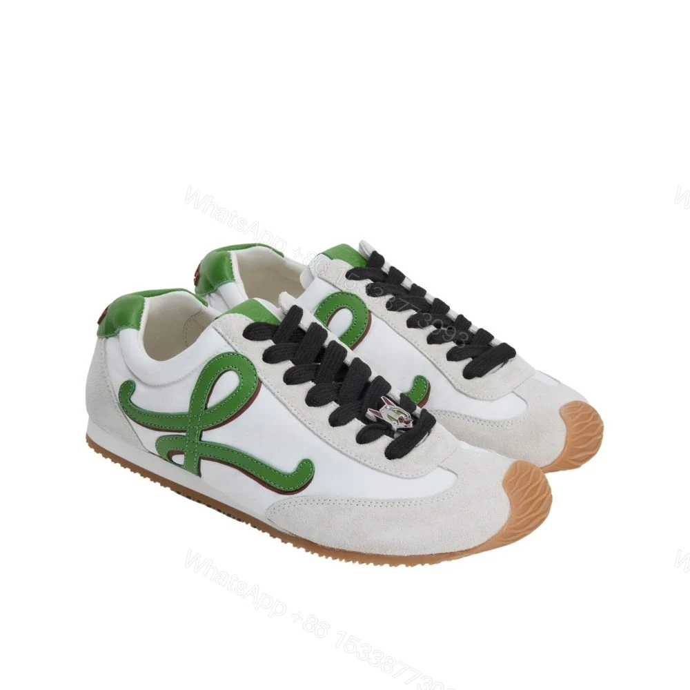 Loewe Ballet Runner 2.0 Grass Green And Dark Orang — view 1