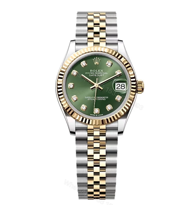 Rolex Datejust Olive Green Diamond Dial 278273-0030 31 mm — view 1