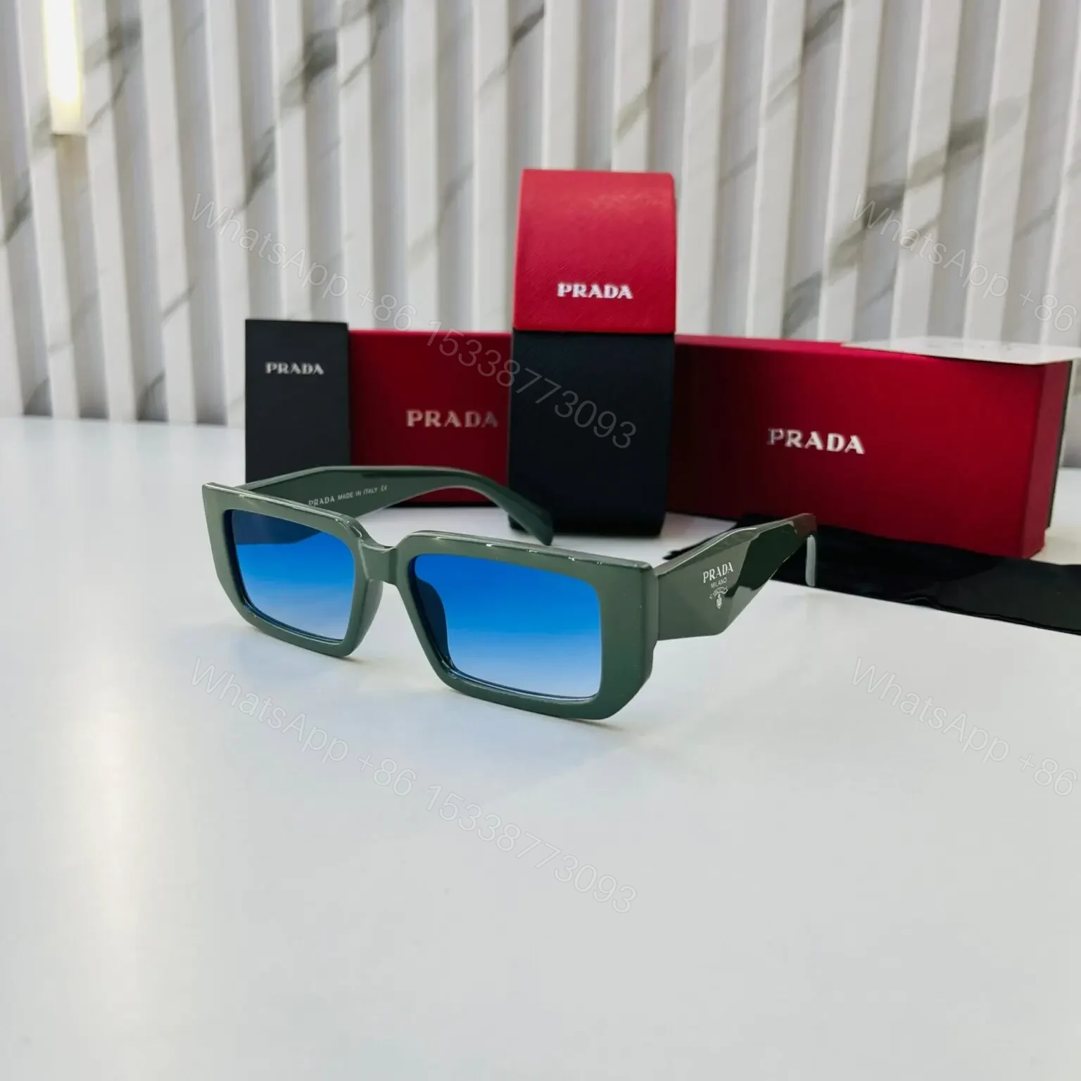 Prada C07B10-11 Sunglasses Black UV Protection — view 1
