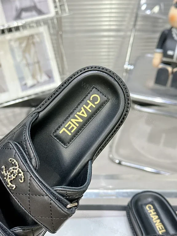 View 6 of Chanel-Inspired Leather Slides: Luxe Yet Everyday Comfort