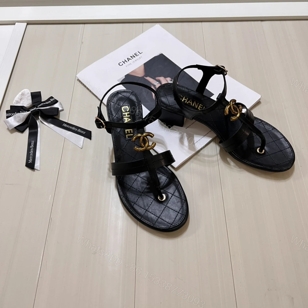 View 2 of CHANEL SANDALS WHITE QUILTED