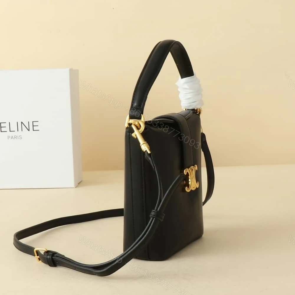 View 4 of CELINE MINI BUCKET LOUISE IN SMOOTH BLACK 15CM 10N473GHJ 38NO