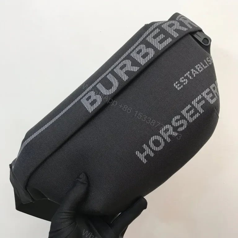 View 8 of Burberry-Brand Nylon Belt Bag: Crossbody Luxury