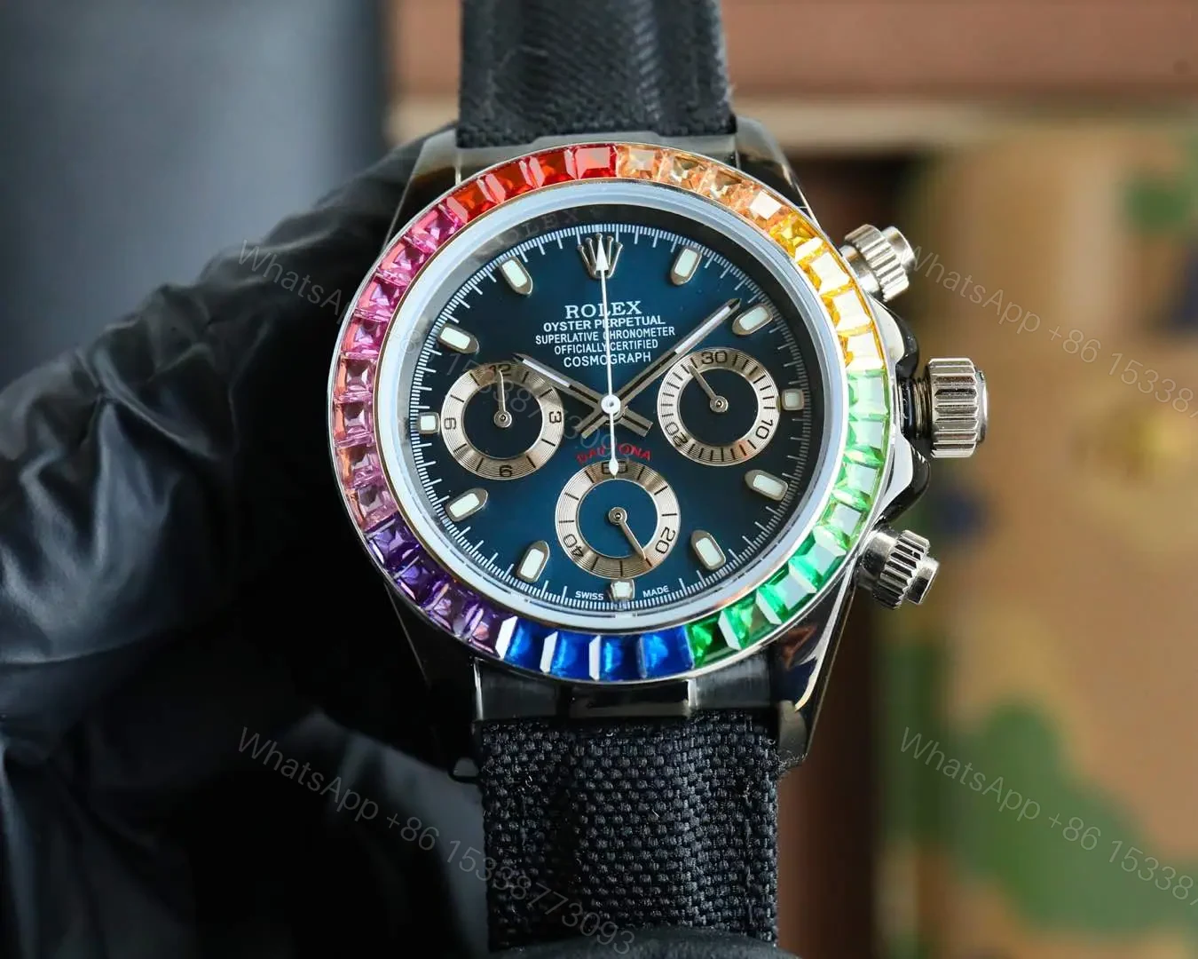 View 8 of Rolex Daytona Rainbow White Dial Edition 40mm 116599RBOW