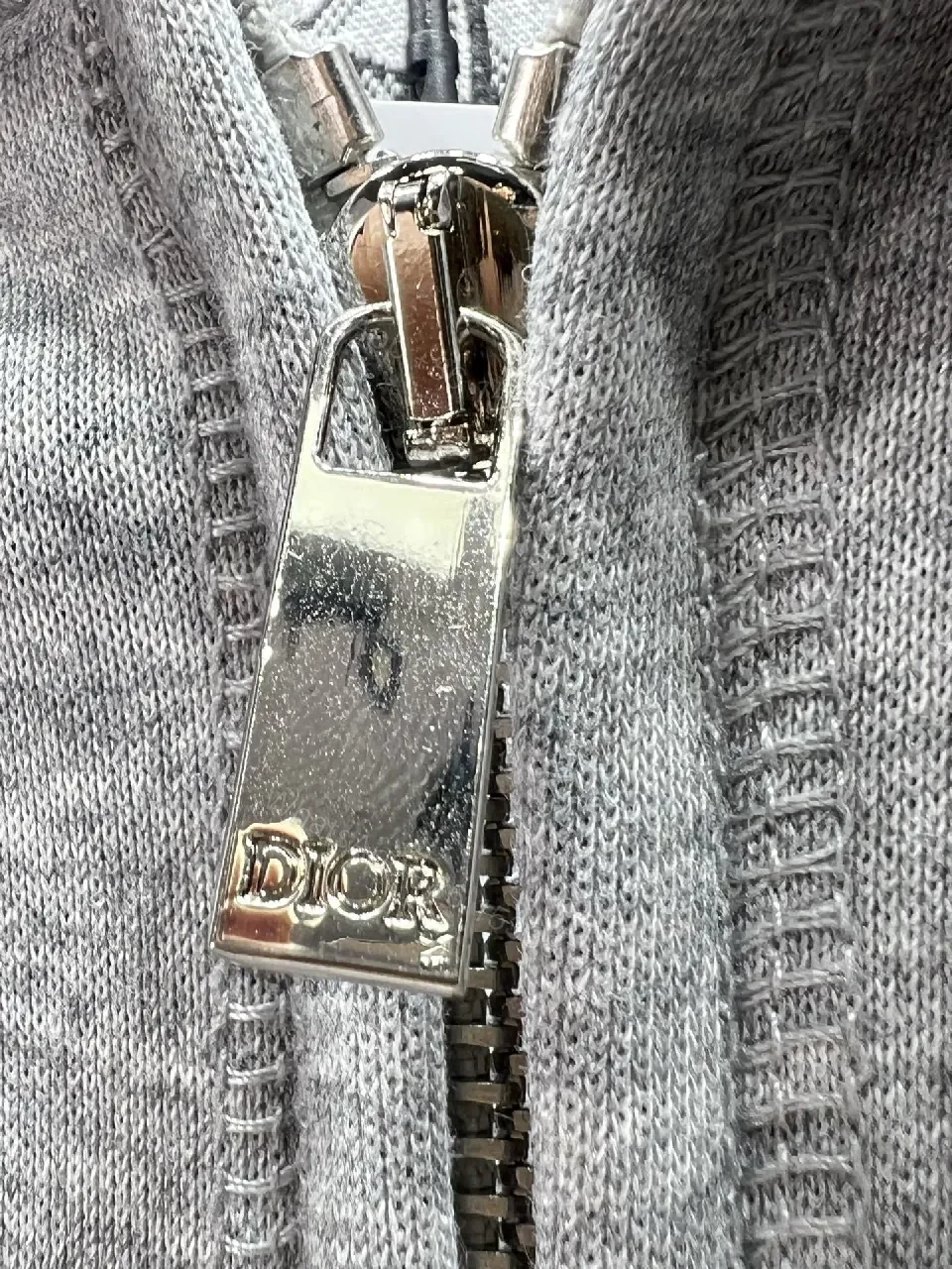 View 7 of Relaxed Zip Hoodie - Subtle Dior Detailing, Everyday Luxury