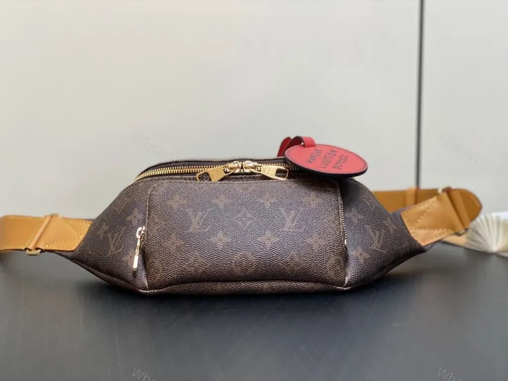 View 5 of Compact LV-Inspired Monogram Fanny Pack - Luxury, Hands-Free